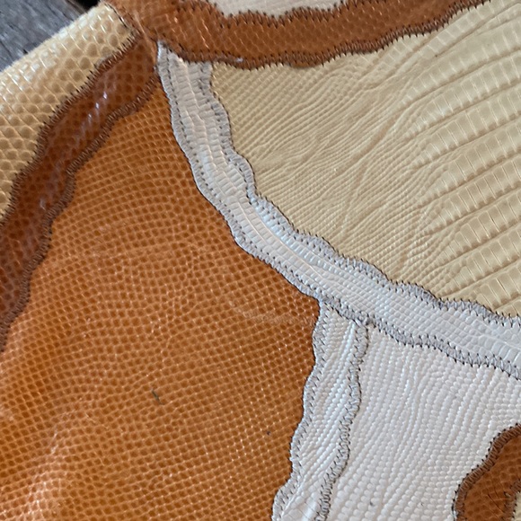 Vintage Carlos Falchi patchwork attaché - Picture 13 of 13